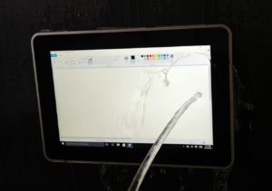 Waterproof panel computer