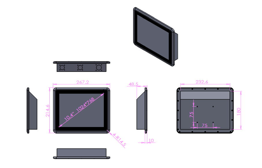 waterproof monitor